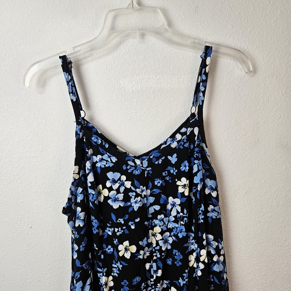 Torrid Midi Challis Sleeveless Trapeze Dress Size 0/ Large - Picture 9 of 13